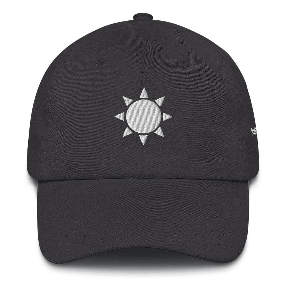Frost Buddy Dark Grey Sun Dad Hat #color_dark grey